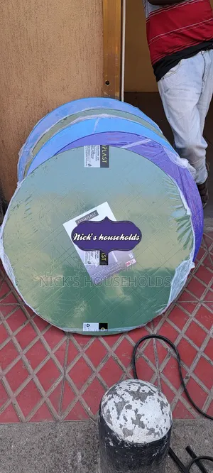 Assorted Colour's Round Plastic Table