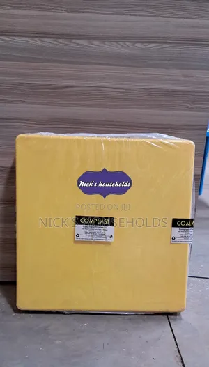 Yellow Complast Plastic Table With Metal Tubing Legs