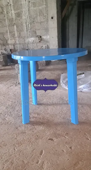 Round Sturdy Plastic Table