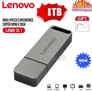 High Speed Lenovo 1 Tb Usb Metal Flask Drive