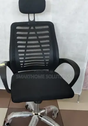 Secretarial Mesh Comfy Office Chair With Headrest a/07h