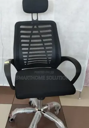 Secretarial Mesh Comfy Office Chair + Headrest a/07h