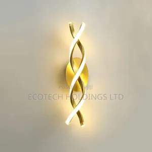 Elegant Spiral Design Modern Wall Light Tg3kj