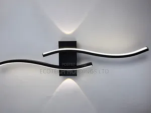 Black and Gold Led Wall Light Rfq2kj