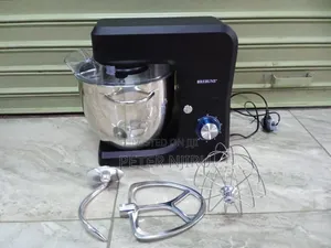 7 L Mixer Silver and Black