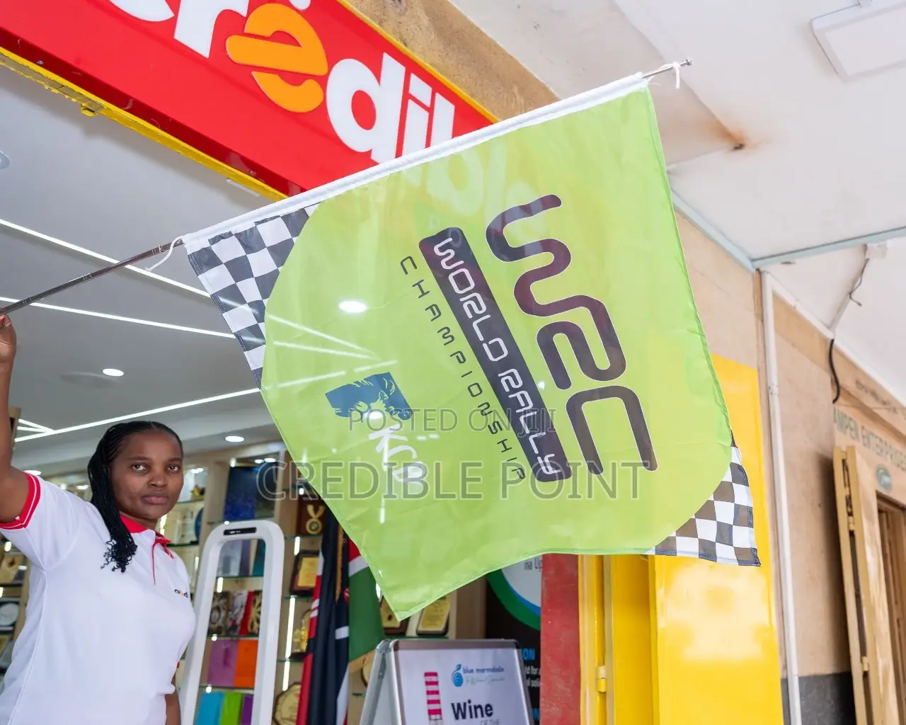 Waving Flag 1.6m Long