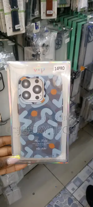 iPhone14pro New Arrival Palka Phone Covers -Purple/White