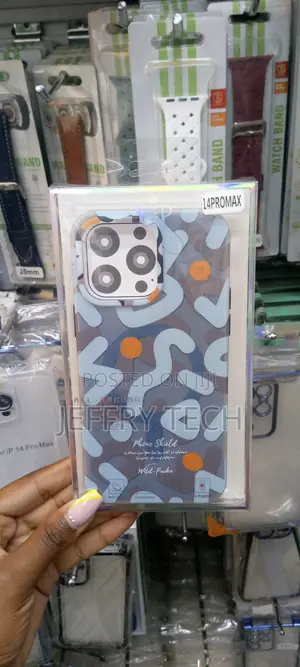 iPhone 14 Pro Max Magsafe Palka Case -Sky Blue and Purple
