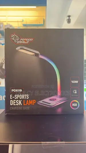 Porodo Multifunctional E-Sports Desk Lamp Wireless Charging