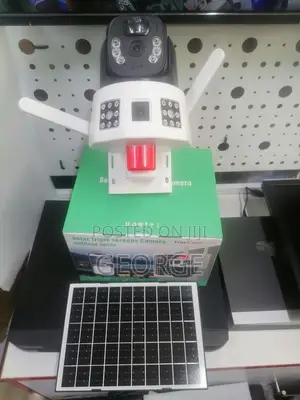 New Dual Lens 4g Smart Solar Camera With Siren