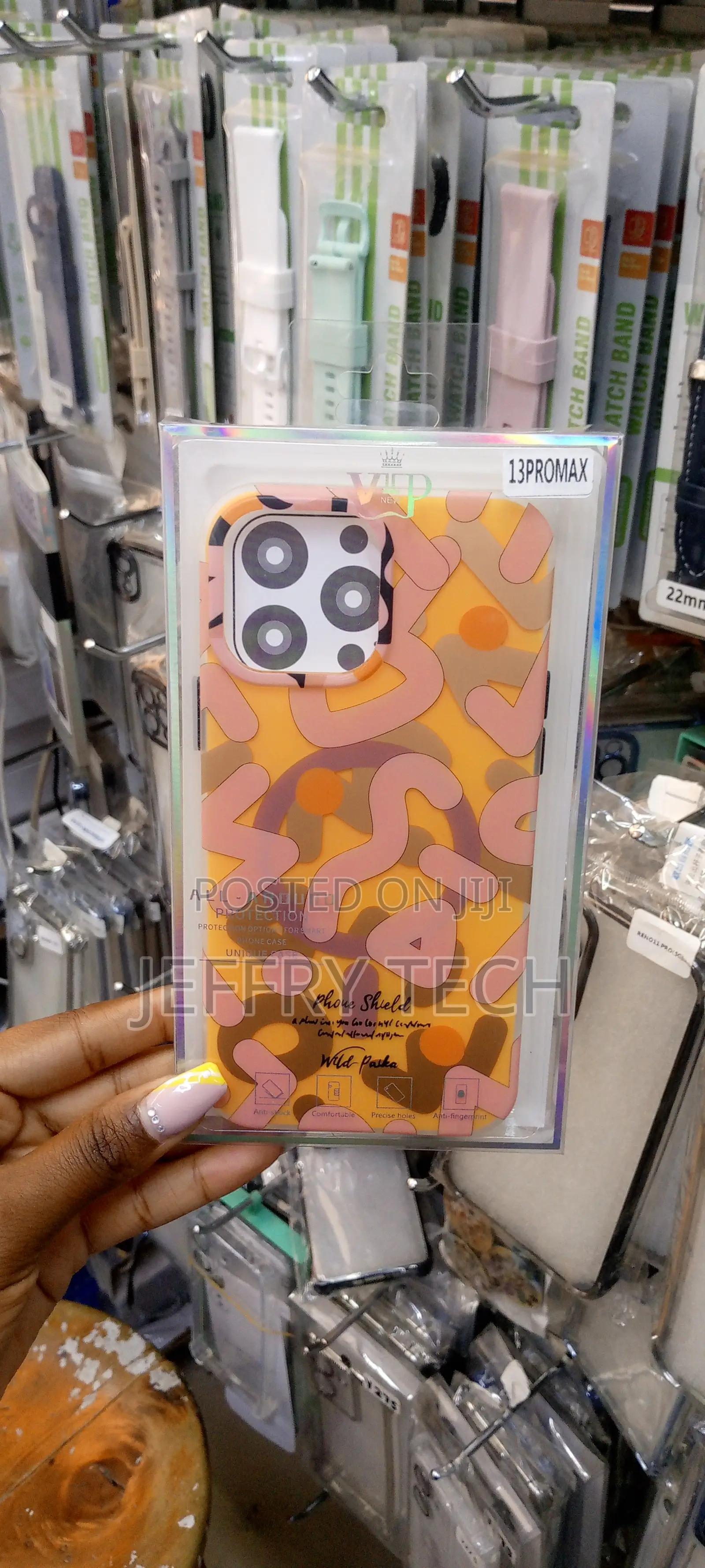 iPhone 13 Pro Max Palka Cute Magsafe Case -Orange Multicolor