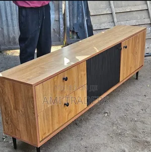 High-End Natural Tv Stand 6ft