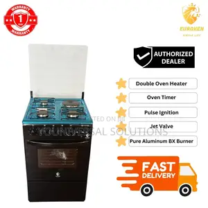 50×55 Euroken 3+1 Standing Cooker With Electric Oven Cooke