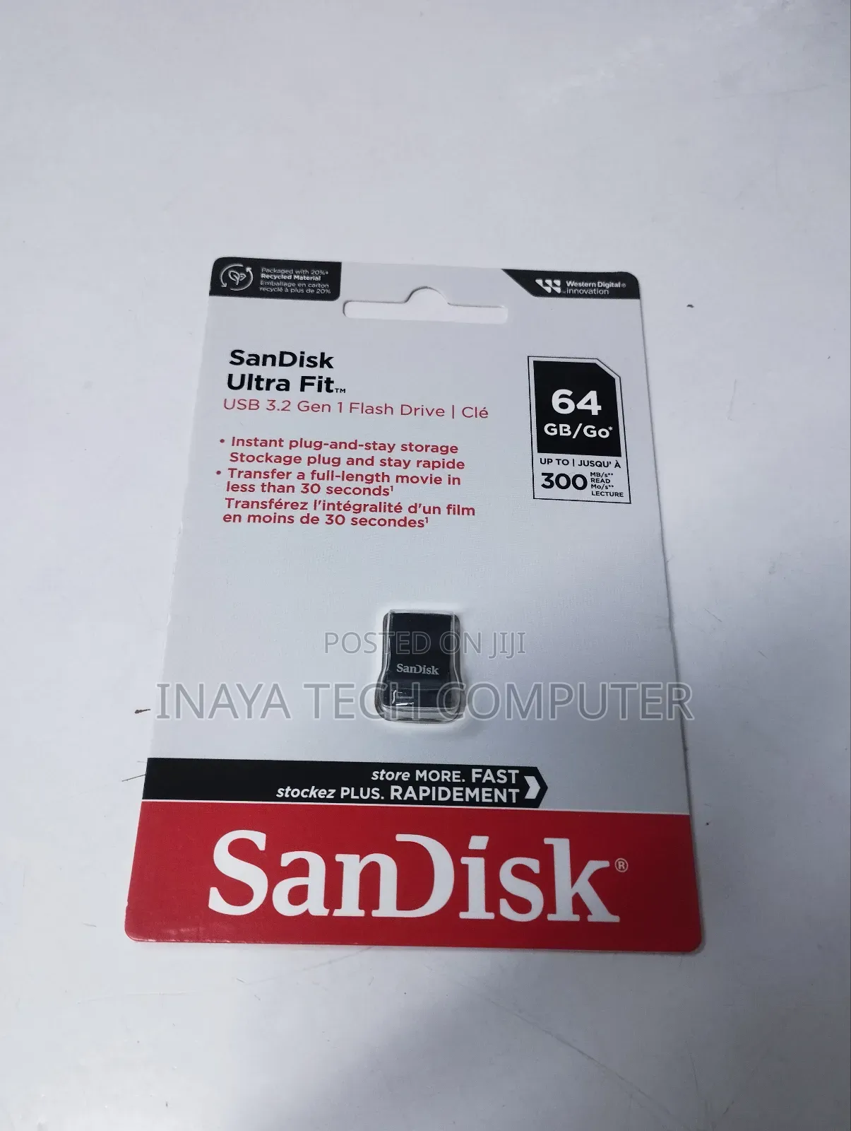 Sandisk Ultra Fit Usb 3.2 Flash Drive - 64gb
