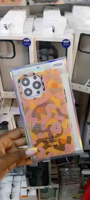 iPhone 15 Pro Max Magsafe Compatible Case-Orange Multicolor