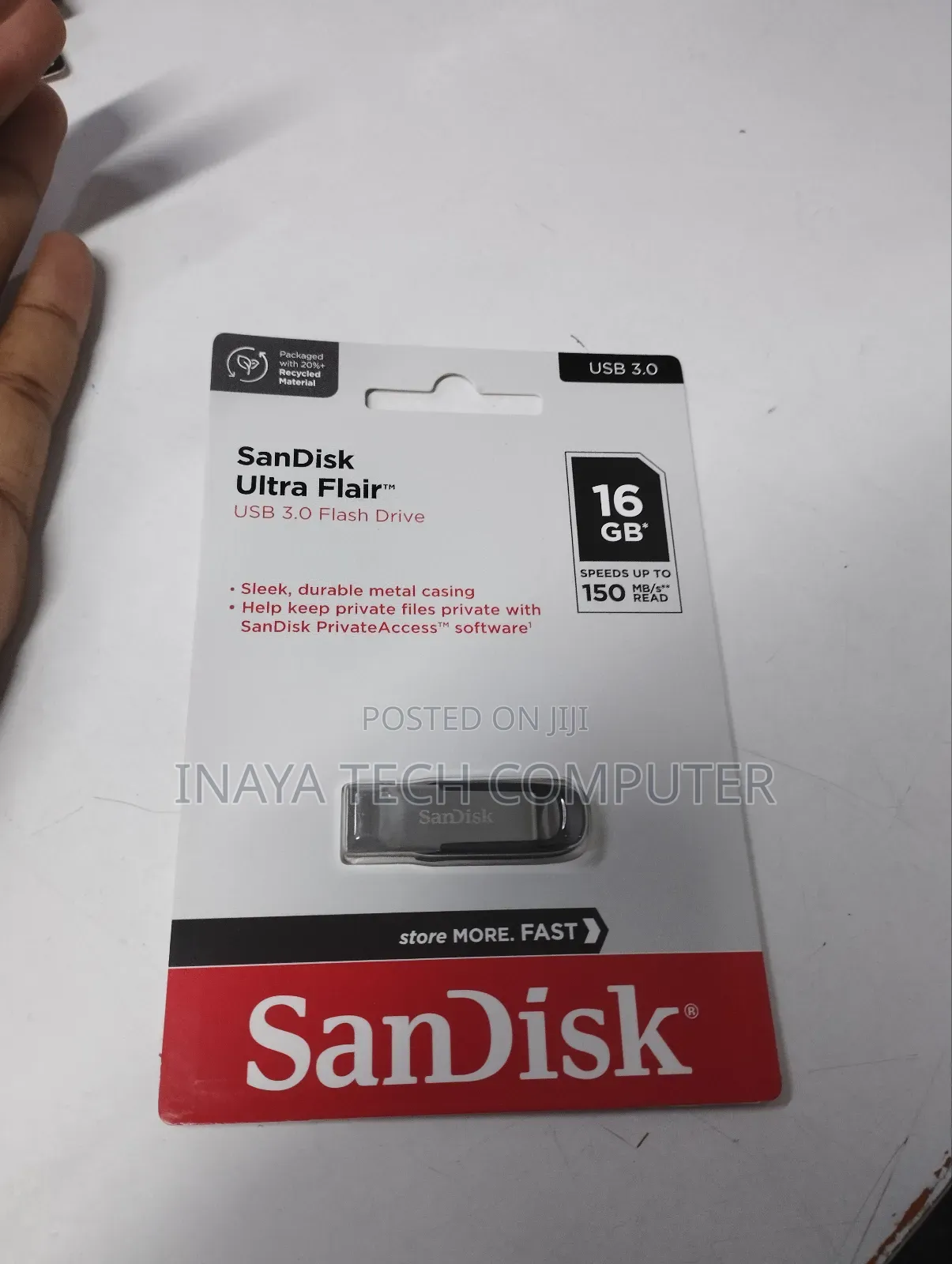 Sandisk Ultra Flair 3.0 Usb Flash Drive 16gb