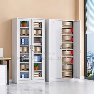 Office Storage Cabinet; 02 Doors Steel Document Cupboard