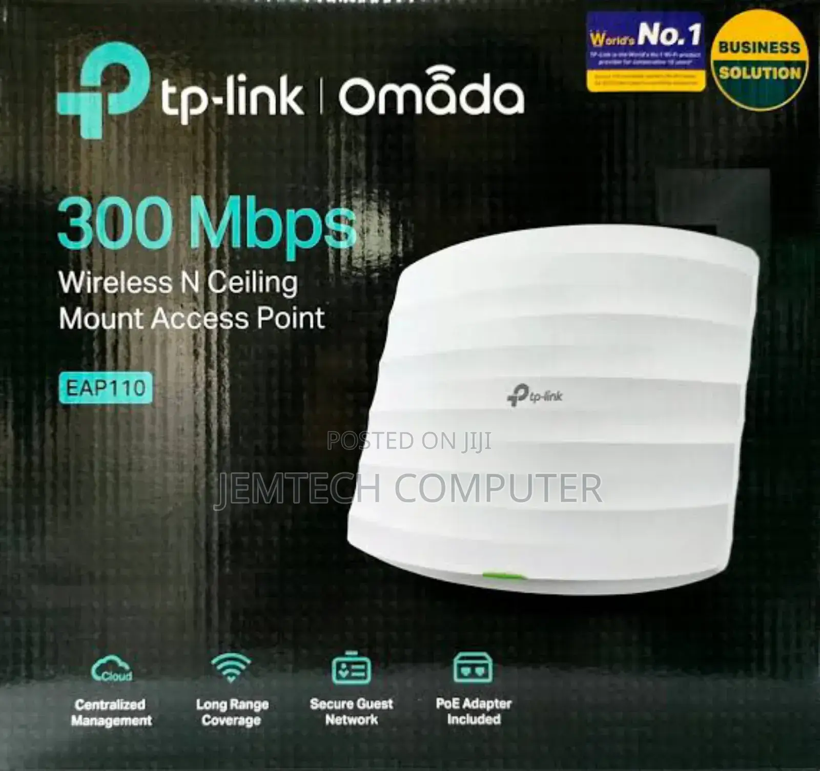 Tp-Link Eap110 300mbps Wireless N Ceiling Mount Access Point