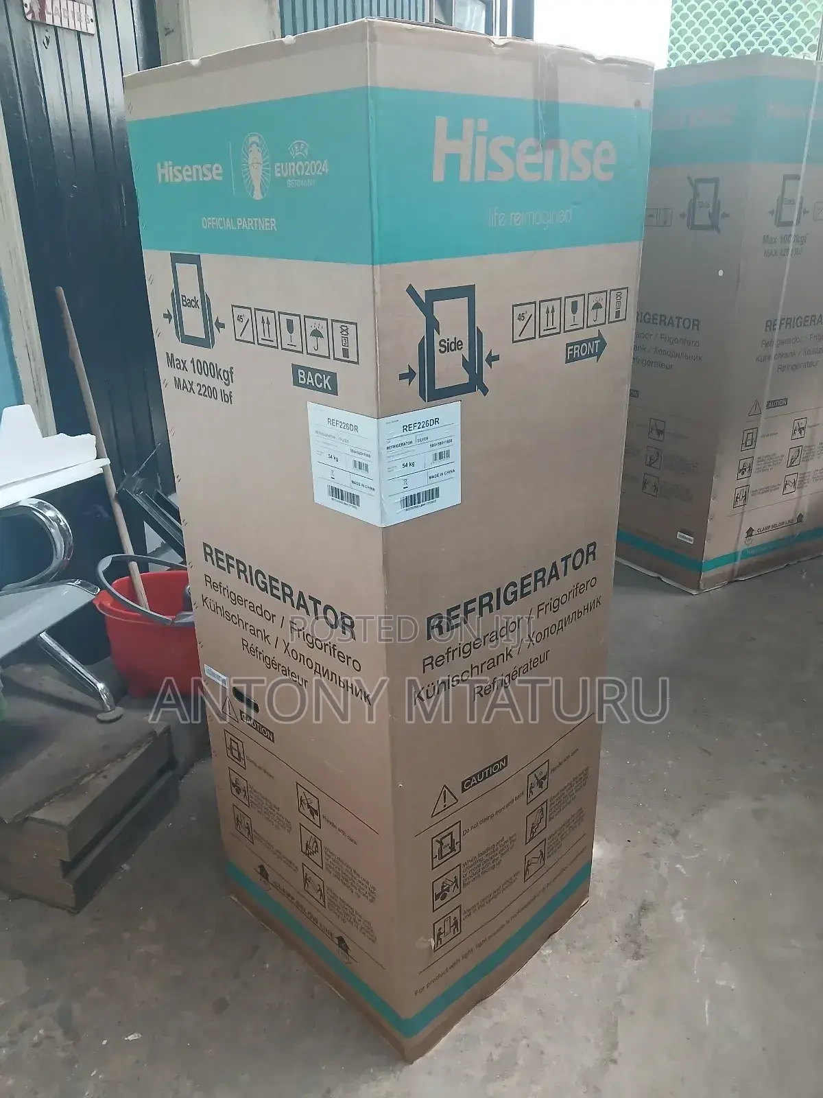Hisense Fridge 230l Bottom Freezer Silver Ref226dr