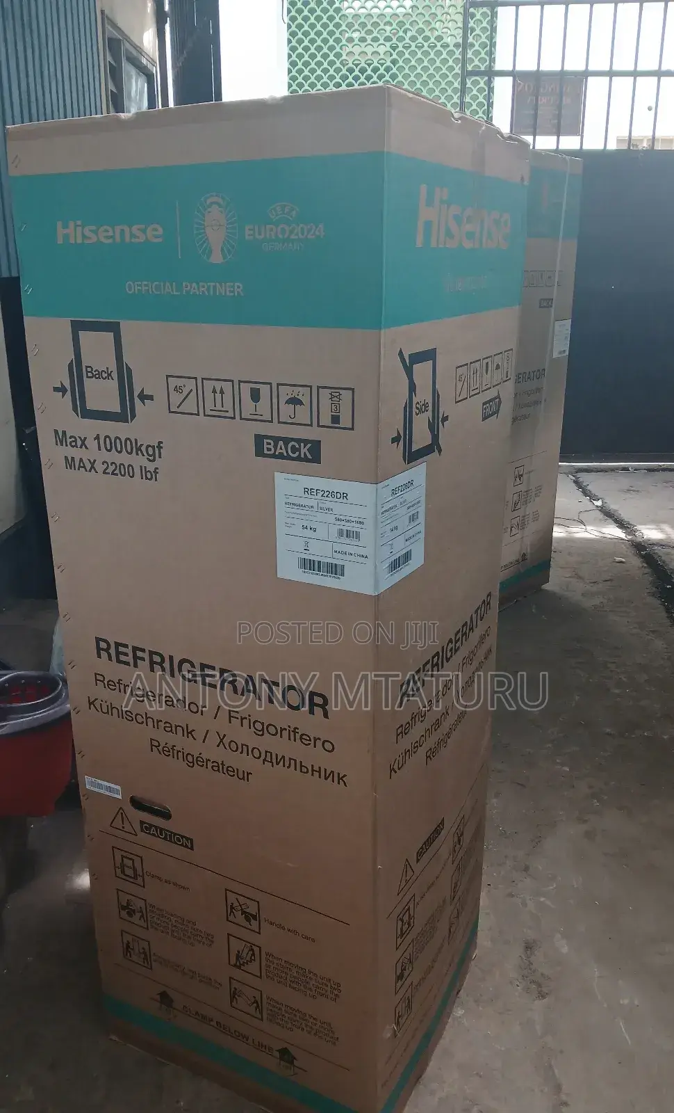 Hisense Fridge 230l Bottom Freezer Silver Ref226dr