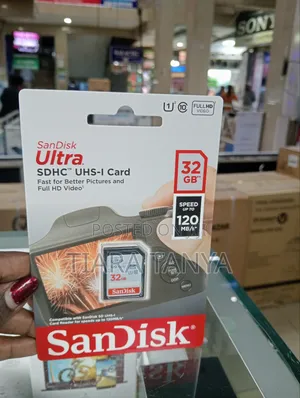 Sandisk 32gb Ultra Uhs-I SDHC Memory Card (Class 10)