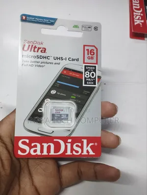 Sandisk Ultra Microsdhc Uhs-I Card Up to 100mb/S - 16gb