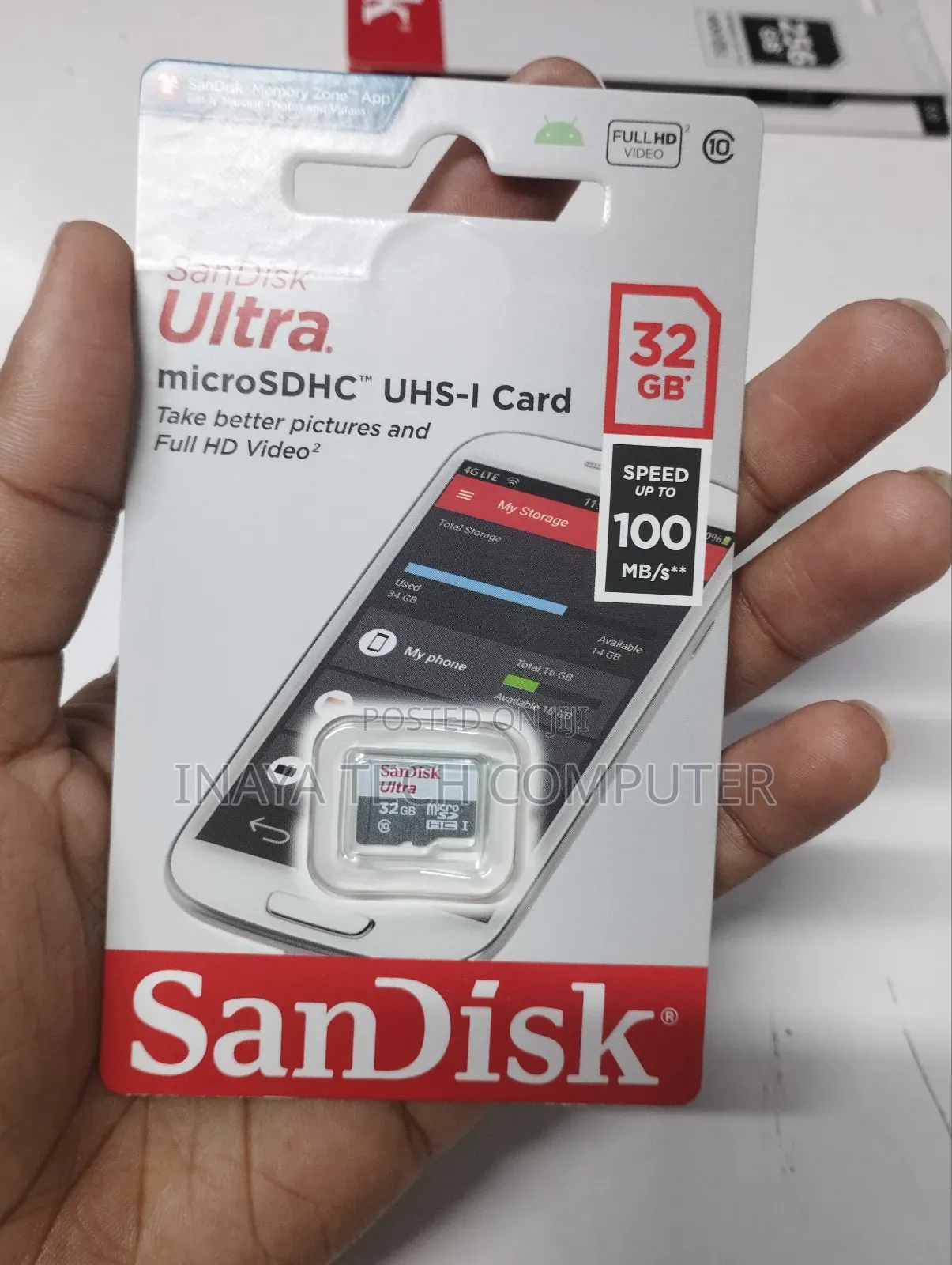 Sandisk - 32gb SDHC Micro Sd Card