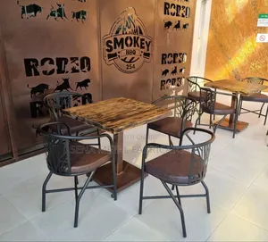 Restaurant Laser-Cut Chairs With Powder Coating Finish