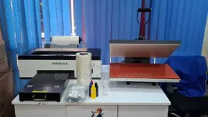 A3 Size DTF No Cut Printer and A2 Flatbed Heat Press Machine