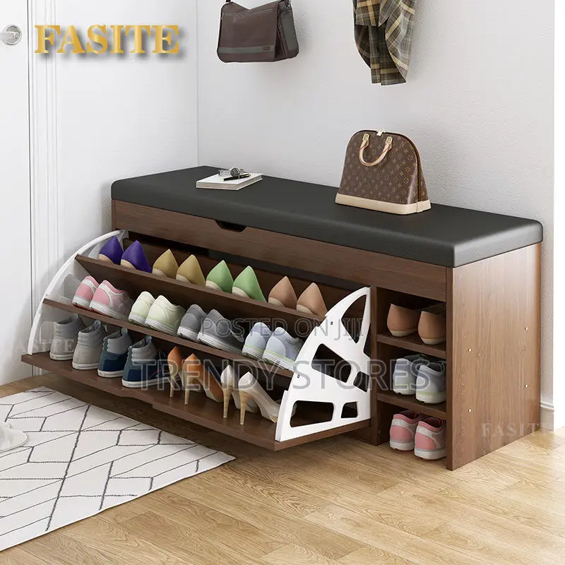 Tipping Bucket Shoe Cabinet
