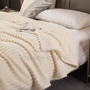 White Velvet Throw Blanket