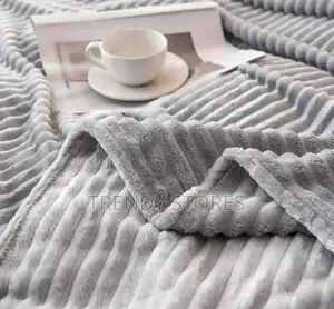 Grey Velvet Throw Blanket