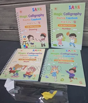 Sank Magic Practice Copybook for Kids (4pcs)