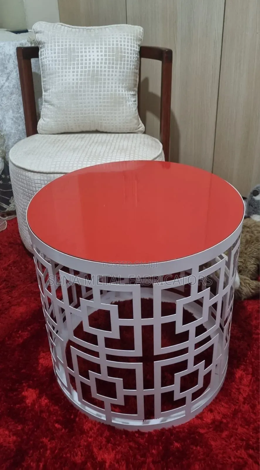 Coffee Table With Laser-Cut Designs