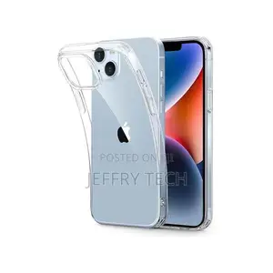 Soft Back Silicone Clear Case Tpu for Apple iPhone 15 Plus