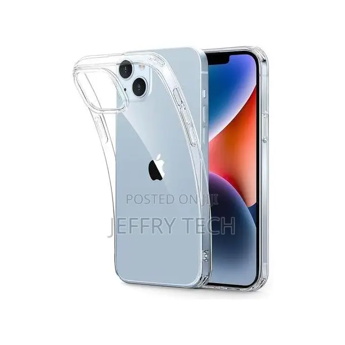 Soft Back Silicone Clear Case Tpu for Apple iPhone 15 Plus