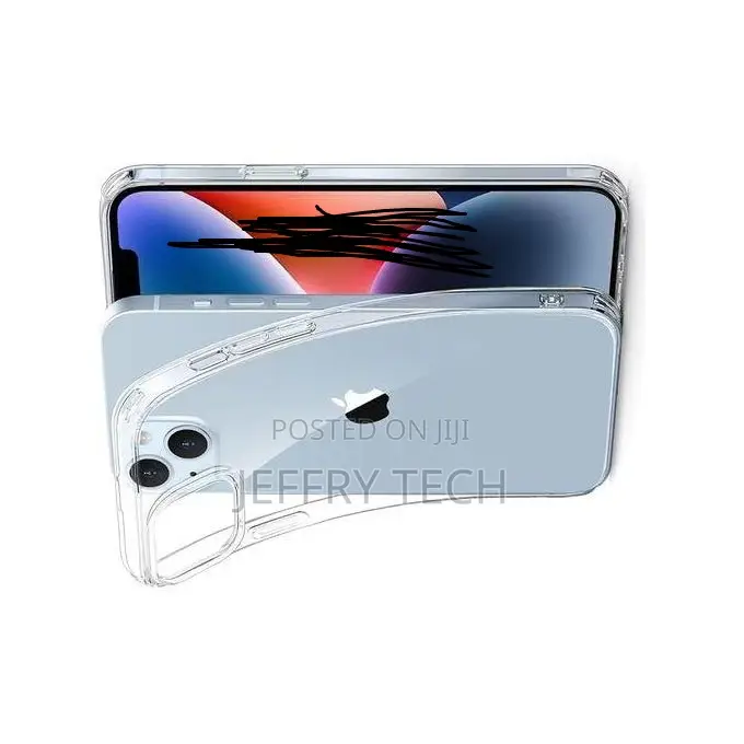 Soft Back Silicone Clear Case Tpu for Apple iPhone 15 Plus