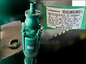 Premier Oil Immersed Submersible Pump 7.5hp 3phase 83m Head