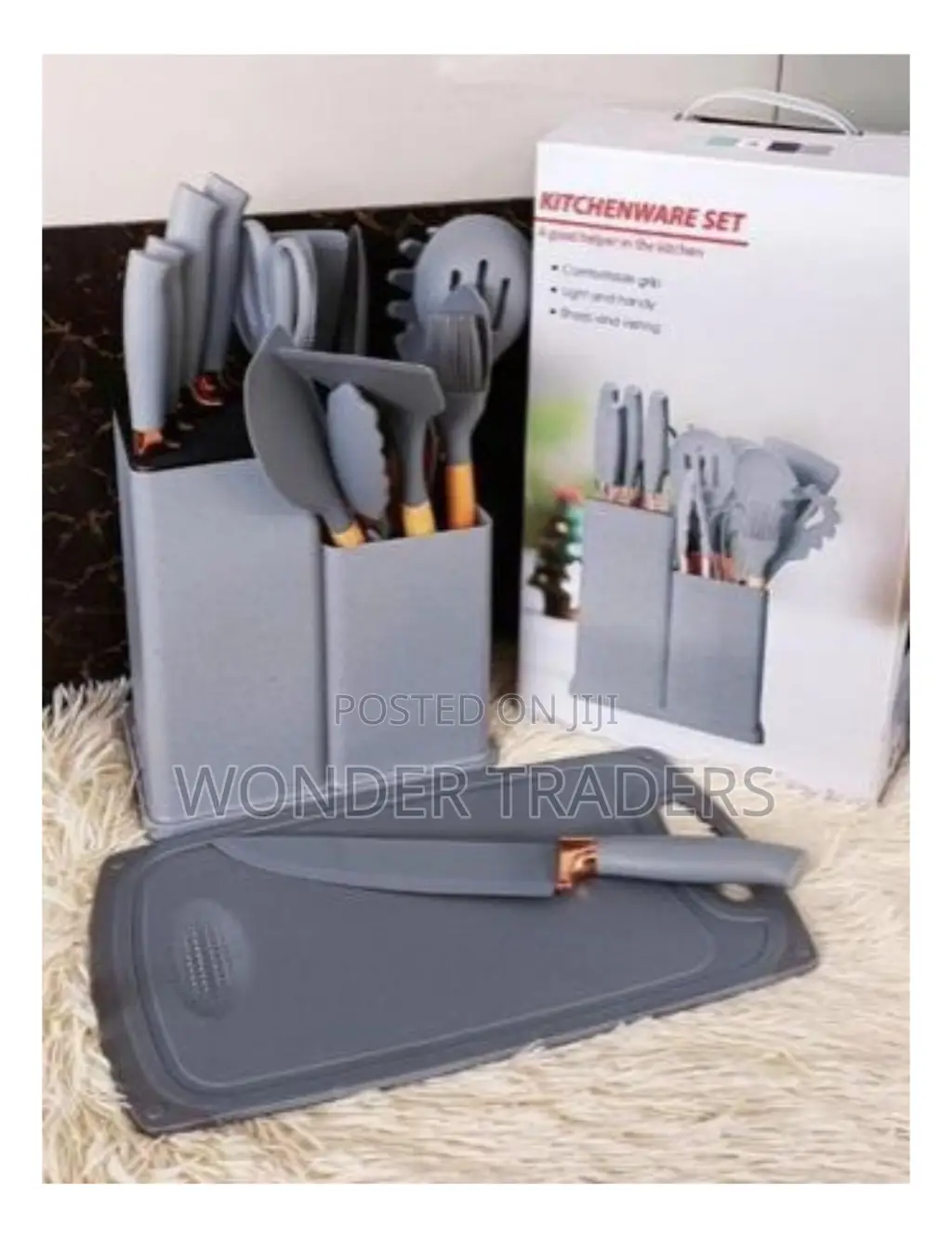 *19pc Executive Silicone Spoons**Color: Grey and Black*