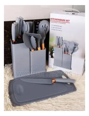 *19pc Executive Silicone Spoons**Color: Grey and Black*