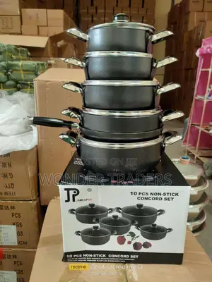 *James Pot Black Cookware Set*
*Nonstick Material