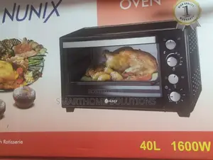 Nunix 4 Knob Settings 40 Litres Electric Rotisserie Oven N/M