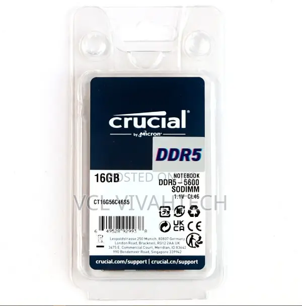 Ddr5 Laptop Ram | Ddr5 Crucial Gb 16