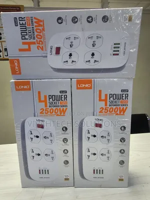 Ldnio 4 Ways Extentions + 4 Usb Port Surge Protector Sc4407
