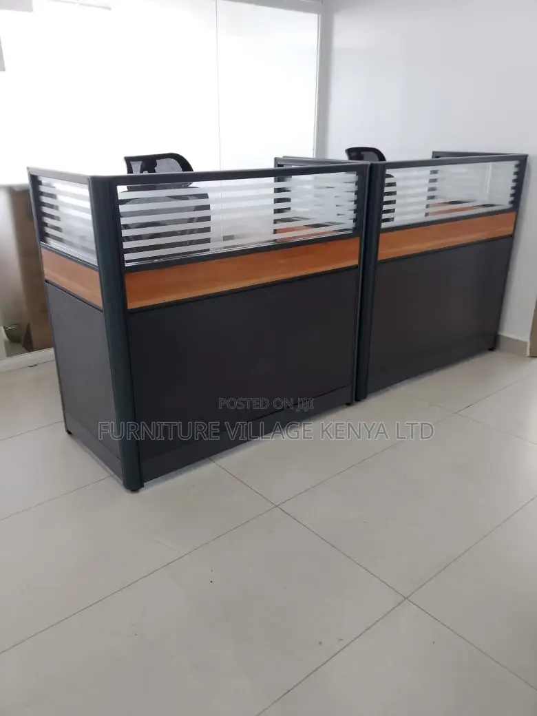 Desks; 2-Way Straight Modular Office Workstation