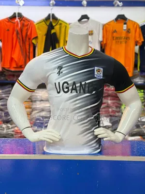 White Ugandan Football Jerseys