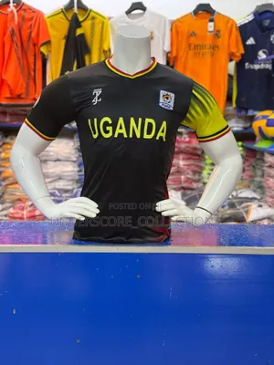 Black Ugandan Football Jerseys
