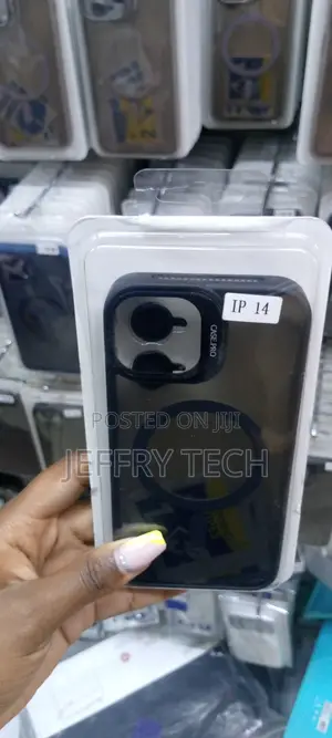 Magsafe Clear Case With Metal Ring Lens +Stand for iPhone 14