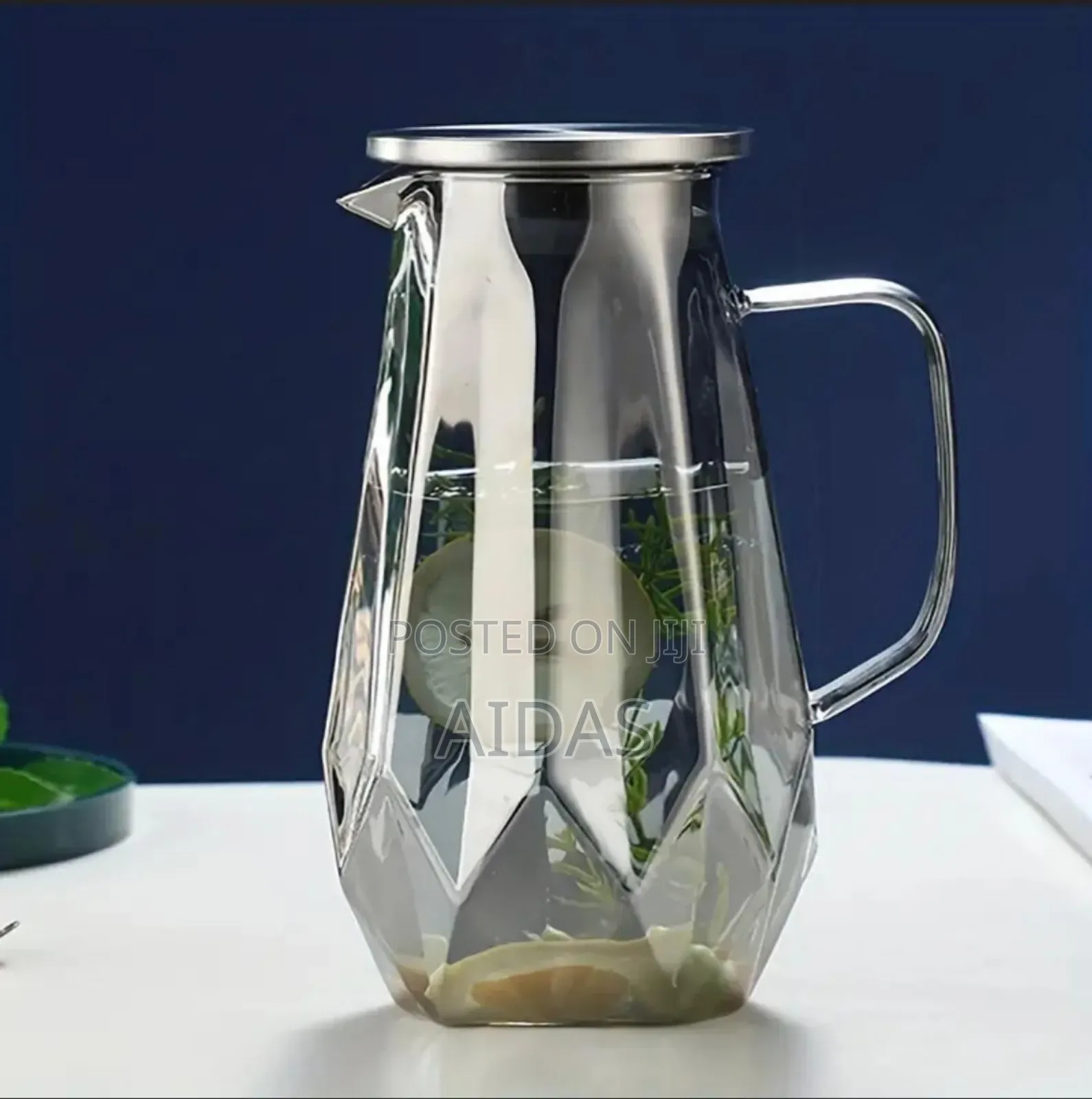 Water/Kitchen Beverage Hexagonal Pitcher Jug