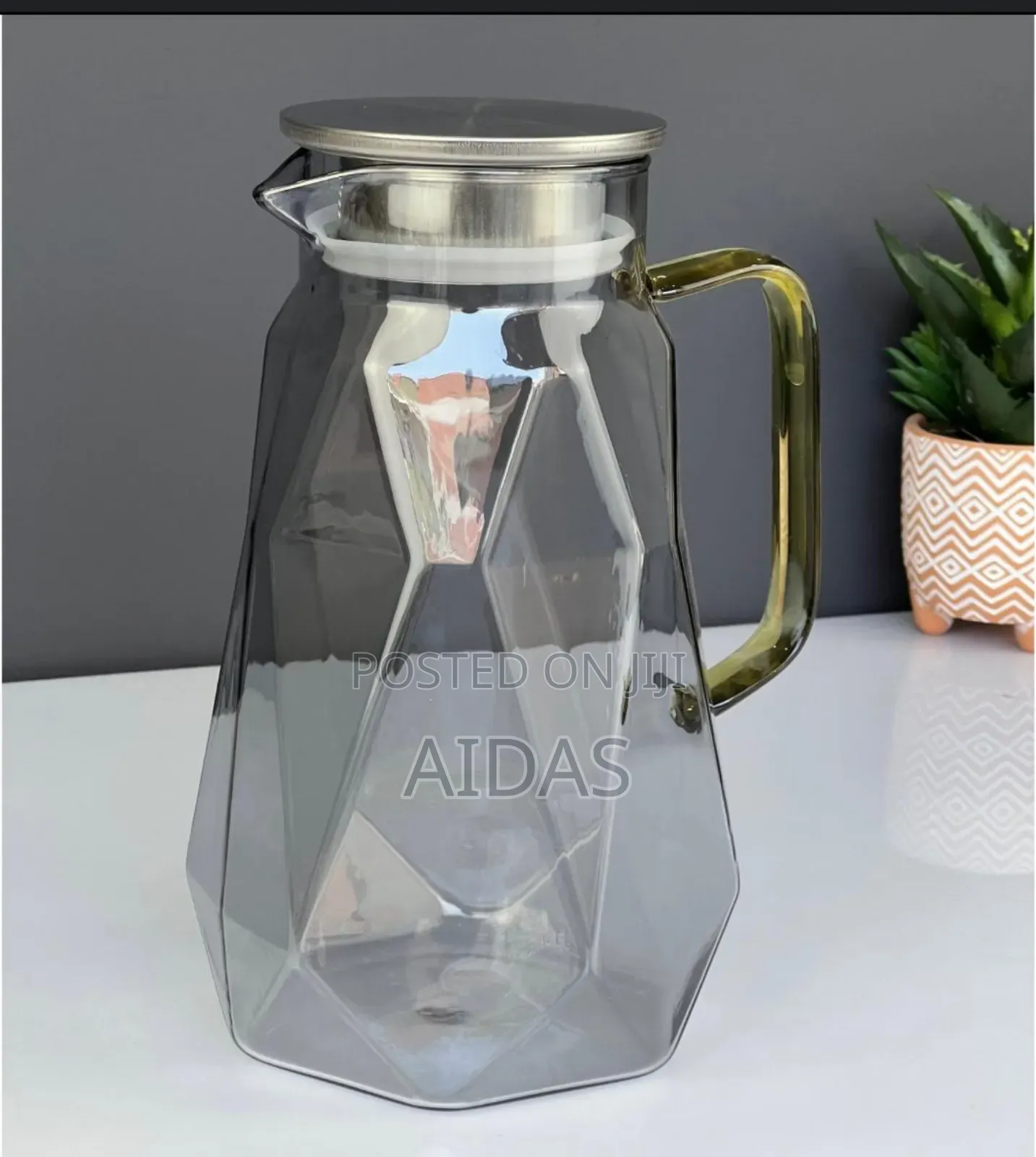 Water/Kitchen Beverage Hexagonal Pitcher Jug